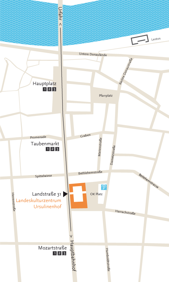 Lageplan des Landeskulturzentrums Ursulienenhof